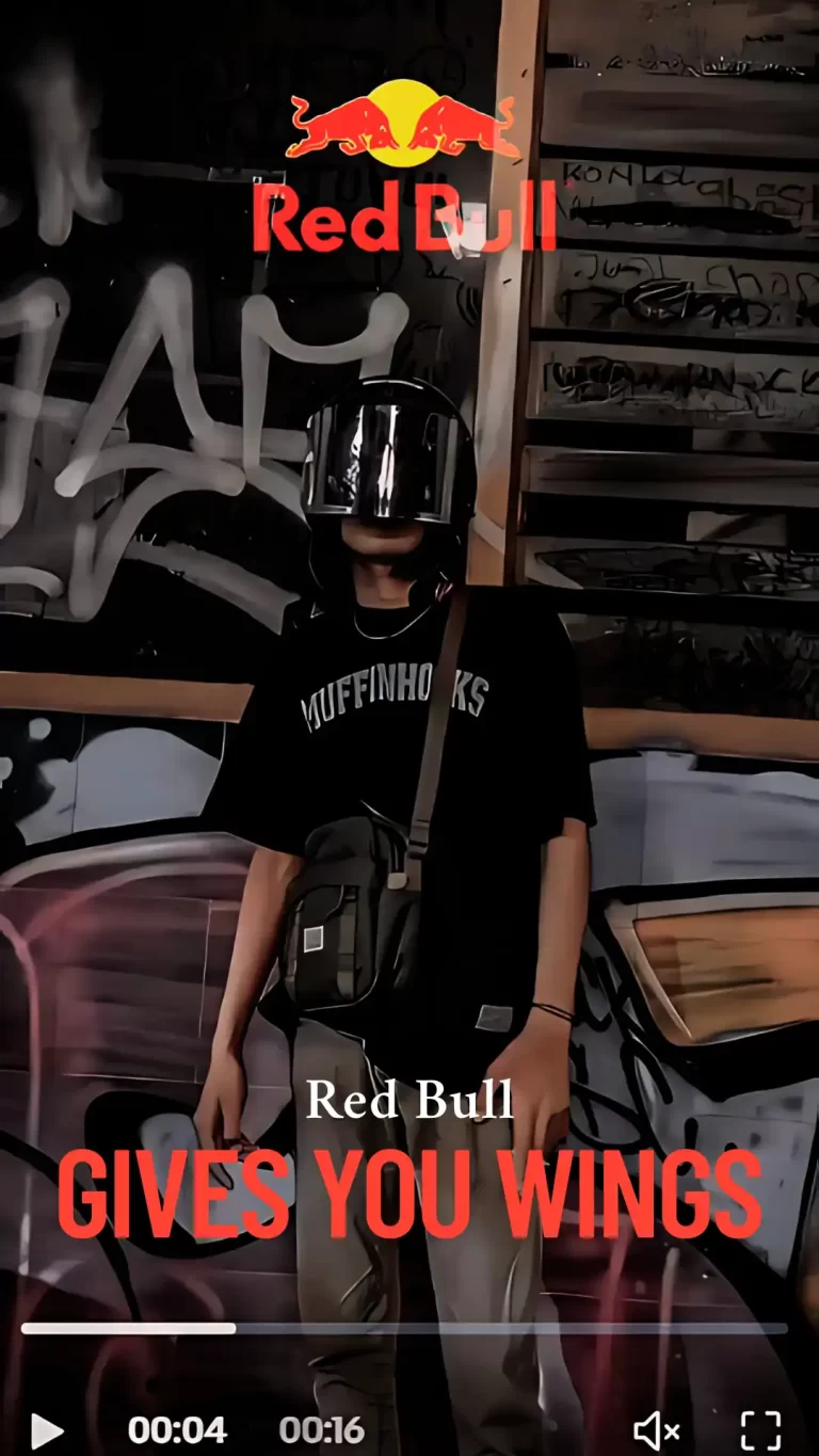 Red Bull Gives You Wings CapCut Template